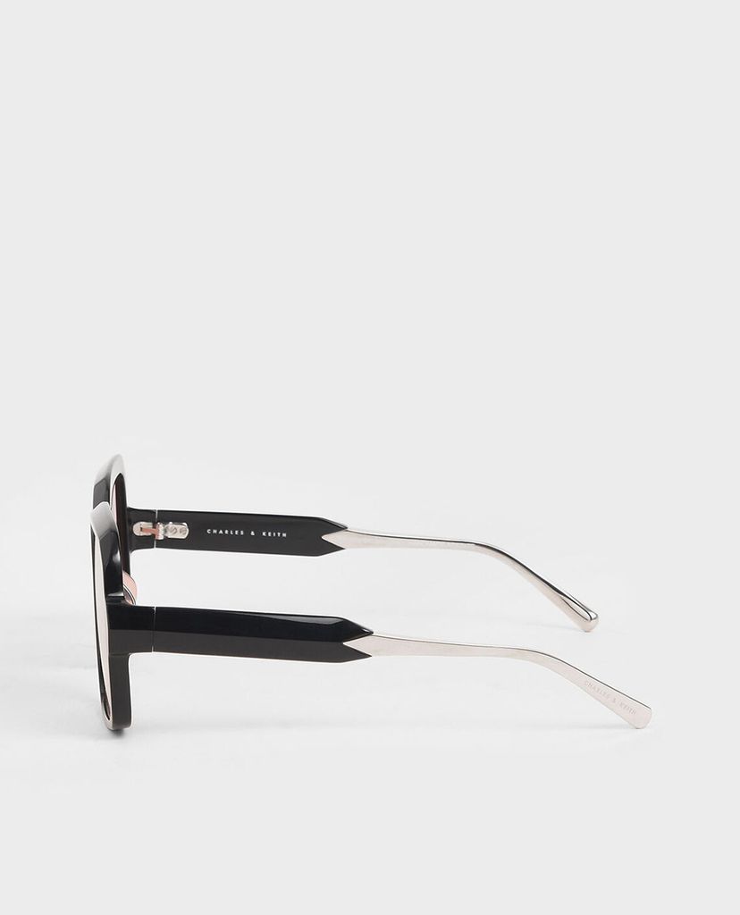 CHARLES & KEITH - Kính mát nữ gọng vuông Oversized Square