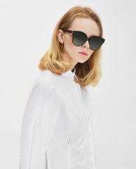CHARLES & KEITH - Kính mát nữ gọng oversize Acetate Frame