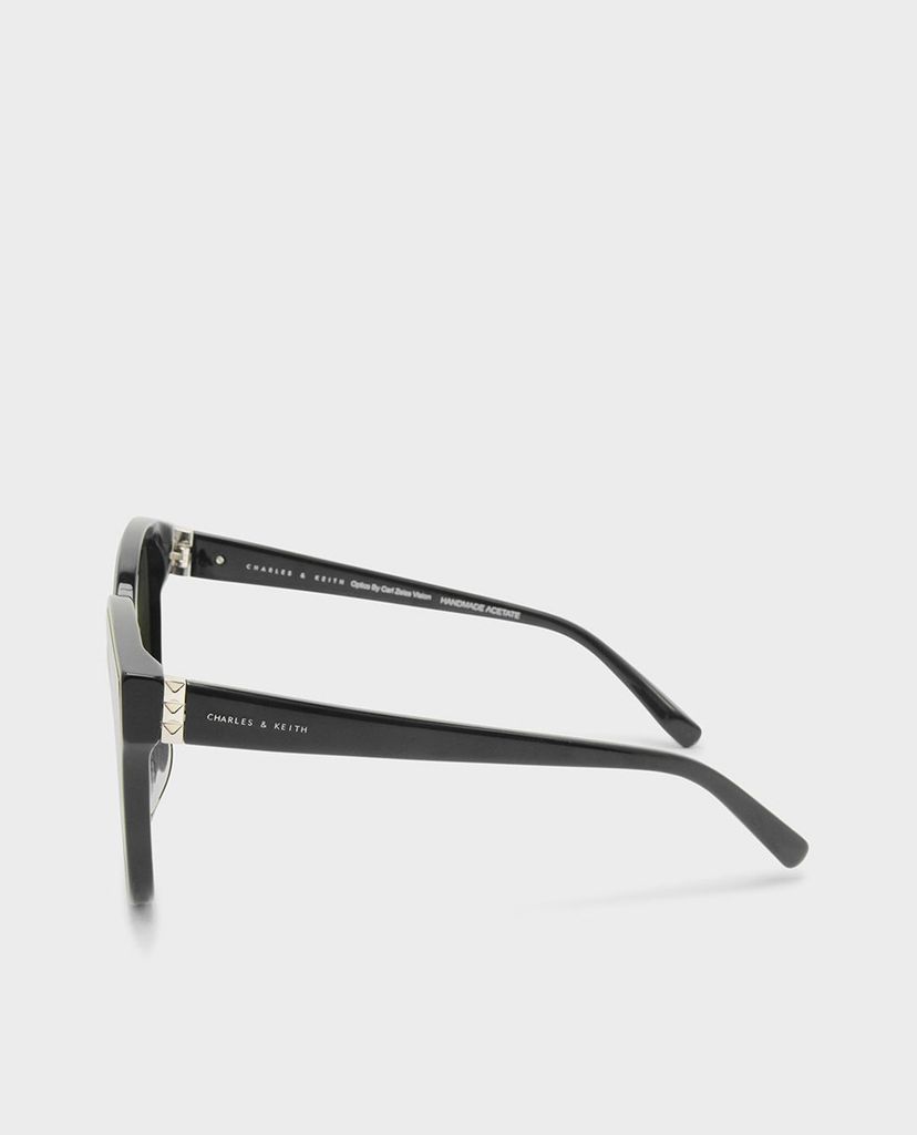 CHARLES & KEITH - Kính mát nữ gọng oversize Acetate Frame