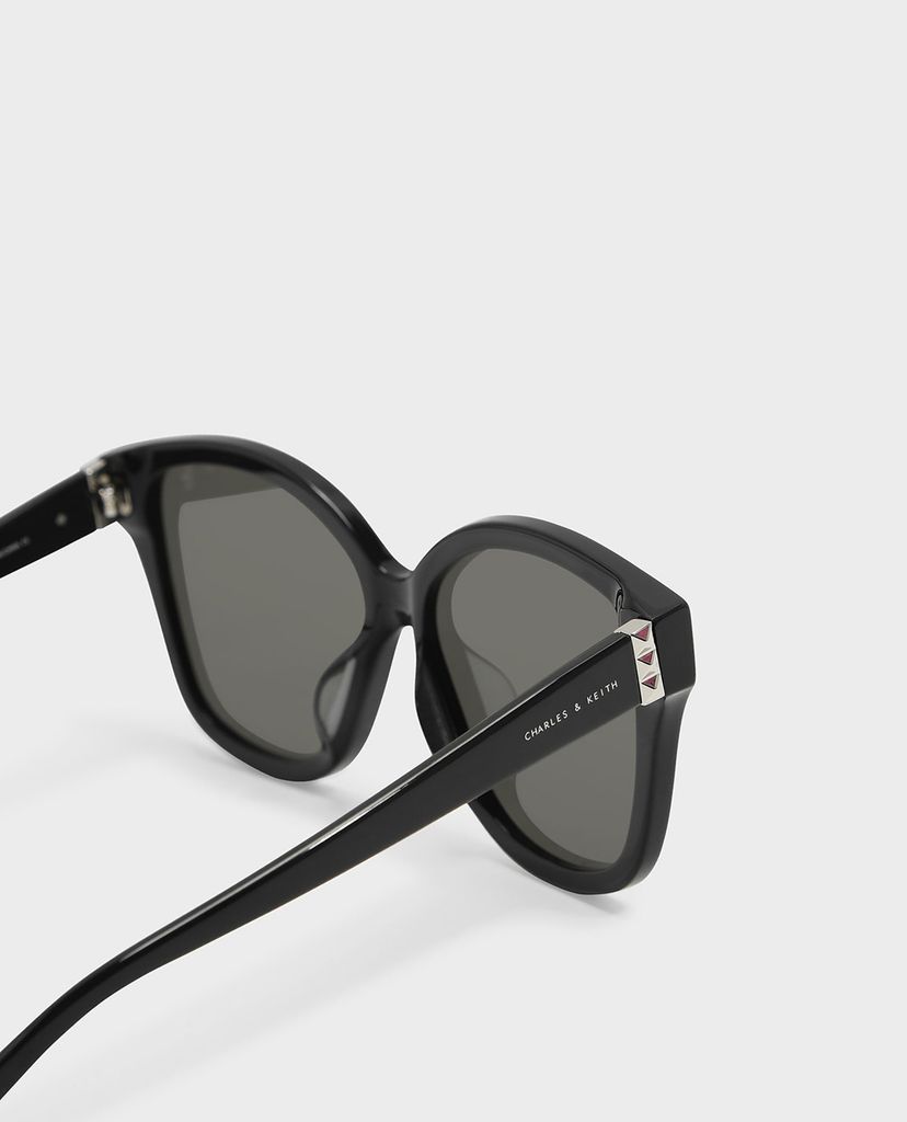 CHARLES & KEITH - Kính mát nữ gọng oversize Acetate Frame