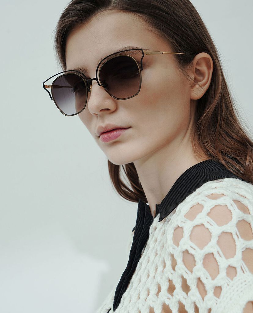 CHARLES & KEITH - Kính mát nữ gọng vuông Cut Out Tinted