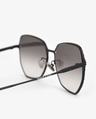 CHARLES & KEITH - Kính mát nữ gọng đa giác Rimless Butterfly
