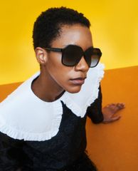 CHARLES & KEITH - Kính mát nữ gọng vuông Acetate Butterfly