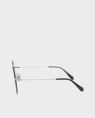 CHARLES & KEITH - Kính mát nữ gọng tròn Acetate Round Frame