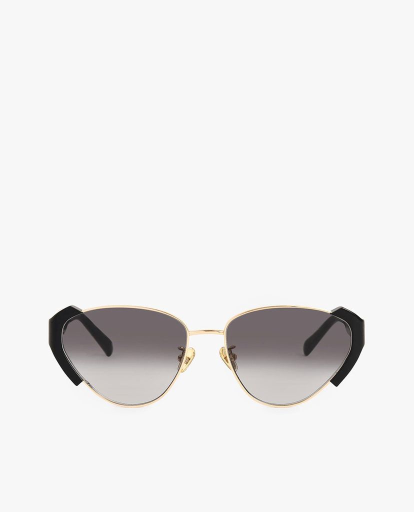 CHARLES & KEITH - Kính mát nữ gọng mắt mèo Acetate Striped