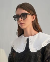 CHARLES & KEITH - Kính mát gọng mắt mèo Acetate Cat Eye