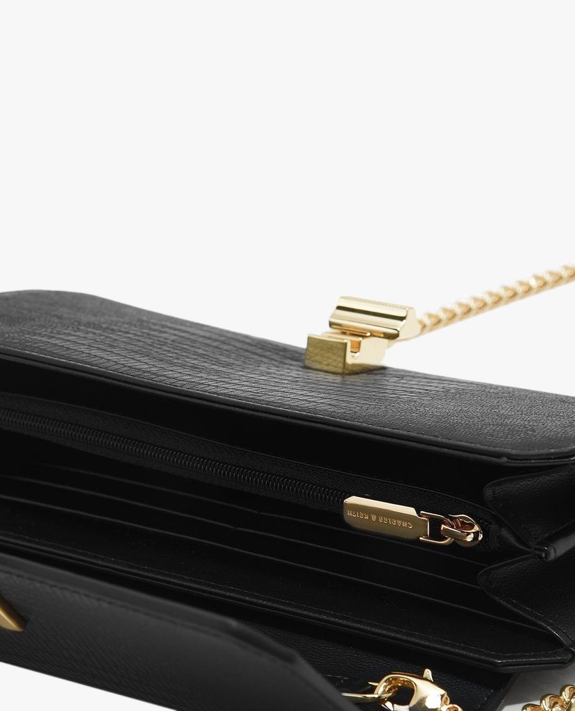 CHARLES & KEITH - Ví cầm tay nữ Stone Embellished Envelope
