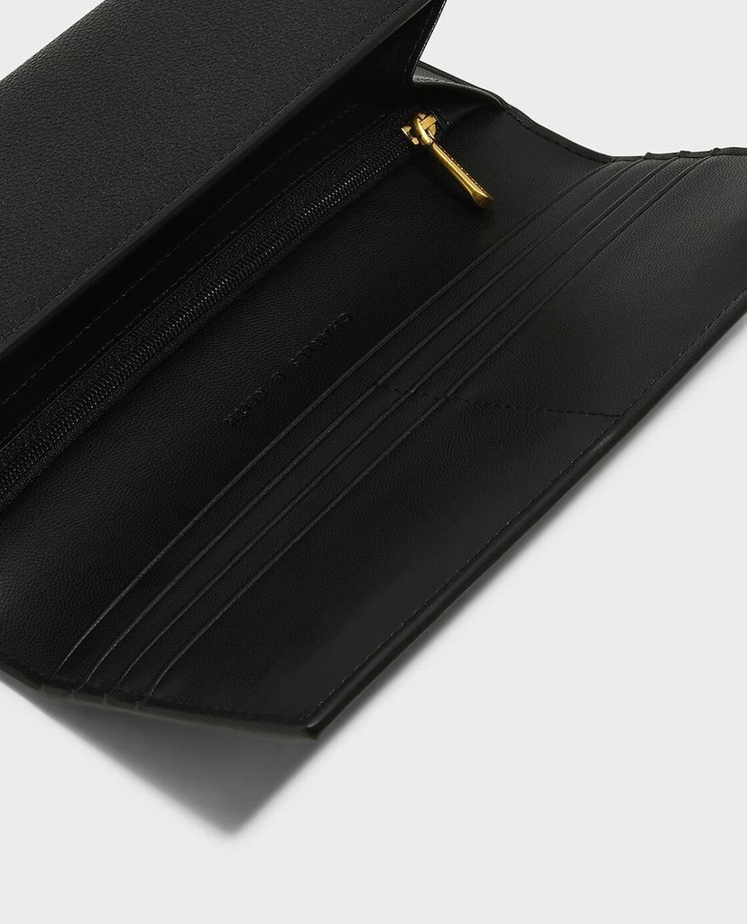 CHARLES & KEITH - Ví cầm tay nữ chữ nhật Basic