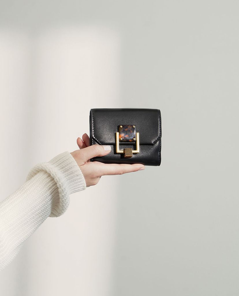 CHARLES & KEITH - Ví mini Metallic Accent