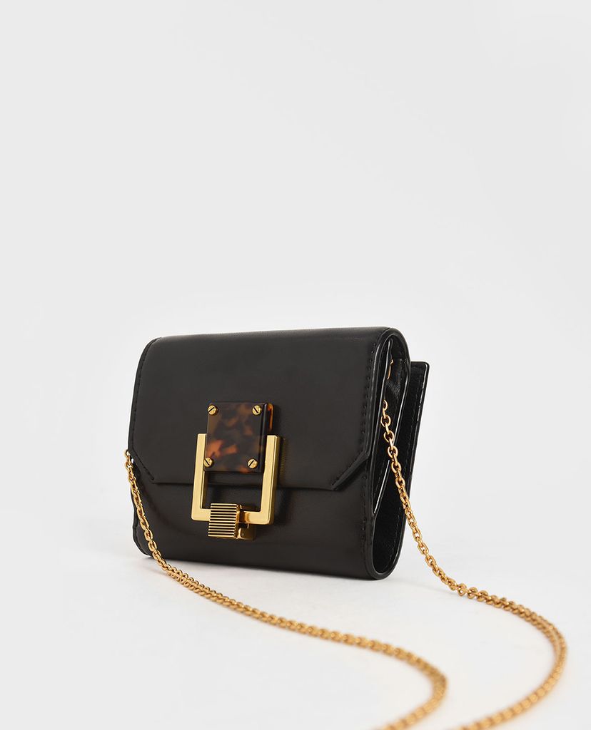 CHARLES & KEITH - Ví mini Metallic Accent
