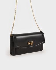 CHARLES & KEITH - Ví nữ dạng gập Stone Embellished Curved