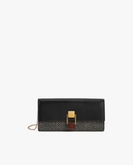 CHARLES & KEITH - Ví cầm tay nữ nắp gập dáng dài Stone Embellished