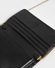 CHARLES & KEITH - Ví nữ phom chữ nhật dài Mini Front Flap