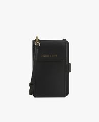 CHARLES & KEITH - Ví cầm tay nữ chữ nhật phối dây Elongated Pouch