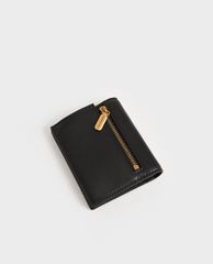 CHARLES & KEITH - Ví nữ mini dạng gập Zip Around