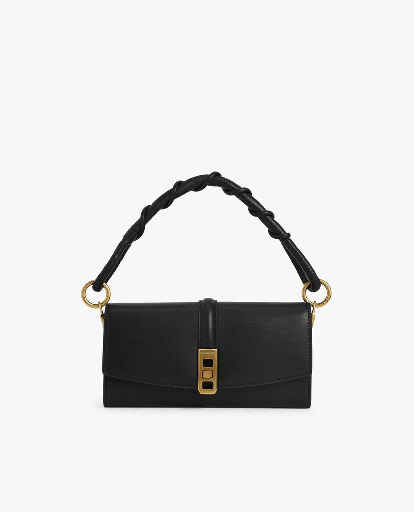 CHARLES & KEITH - Ví cầm tay nữ chữ nhật Coiled Top
