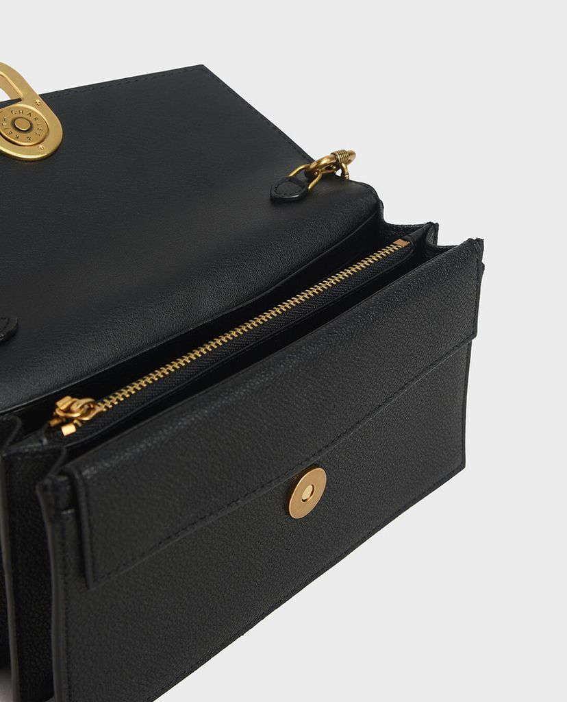 CHARLES & KEITH - Ví cầm tay nữ Stone Embellished Envelope