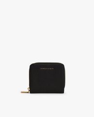 CHARLES & KEITH - Ví nữ mini dạng gập Small Zip Around