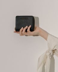 CHARLES & KEITH - Ví nữ mini dạng gập Small Zip Around