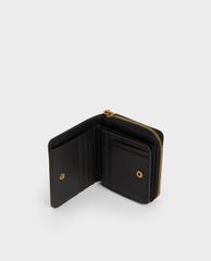CHARLES & KEITH - Ví nữ mini dạng gập Small Zip Around
