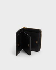CHARLES & KEITH - Ví nữ mini dạng gập Small Zip Around