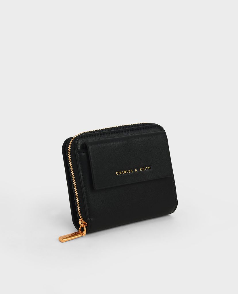 CHARLES & KEITH - Ví nữ phom vuông nhỏ gọn