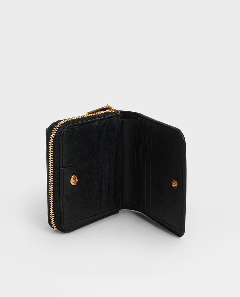 CHARLES & KEITH - Ví nữ phom vuông nhỏ gọn