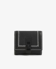 CHARLES & KEITH - Ví nữ dạng gập Stitch Trim Turn Lock