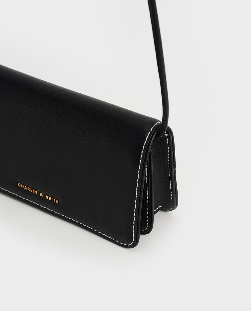 CHARLES & KEITH - Ví cầm tay nữ chữ nhật thời trang
