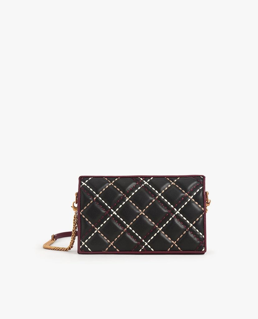 CHARLES & KEITH - Ví cầm tay nữ phom chữ nhật Quilted