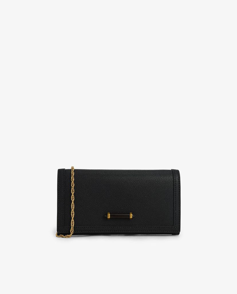 CHARLES & KEITH - Ví cầm tay dáng dài Stone Embellished Front Flap
