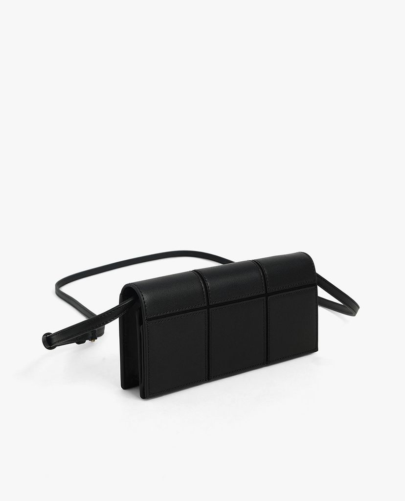 CHARLES & KEITH - Túi đeo chéo nữ chữ nhật nắp gập thời trang