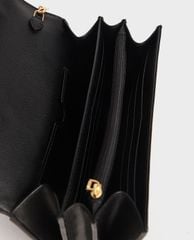 CHARLES & KEITH - Ví cầm tay nữ chữ nhật Metallic Buckle