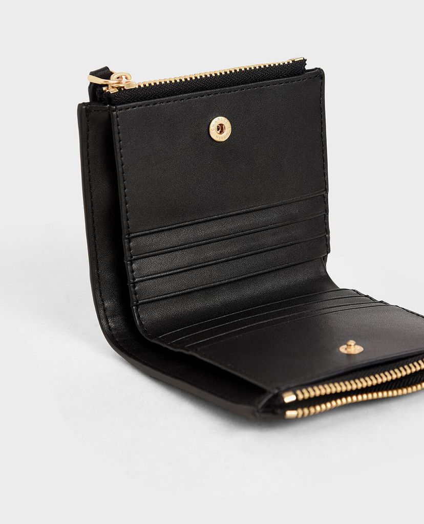 CHARLES & KEITH - Ví nữ phom vuông Top Zip