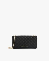 CHARLES & KEITH - Ví nữ cầm tay chữ nhật Quilted Pouch
