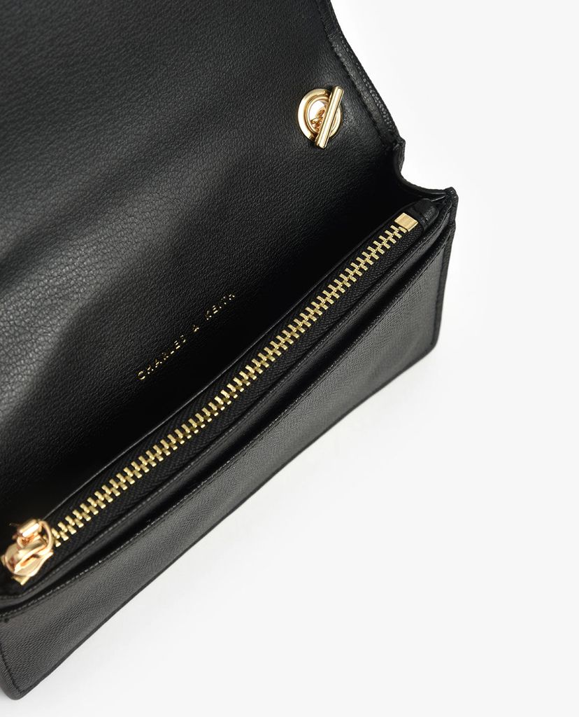 CHARLES & KEITH - Ví nữ cầm tay chữ nhật Quilted Pouch