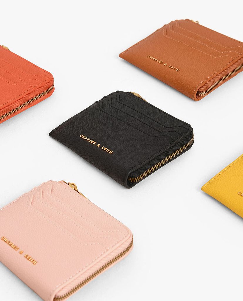 CHARLES & KEITH - Ví nữ phom vuông Multi Slot