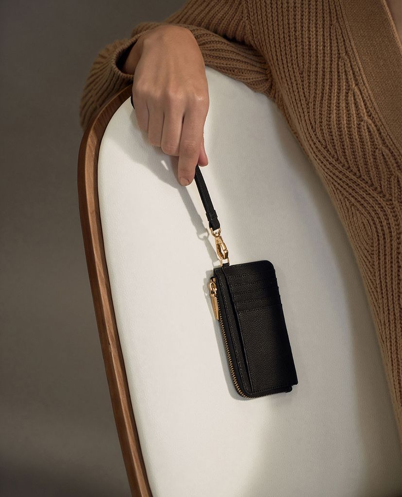 CHARLES & KEITH - Ví đựng name card Top Zip
