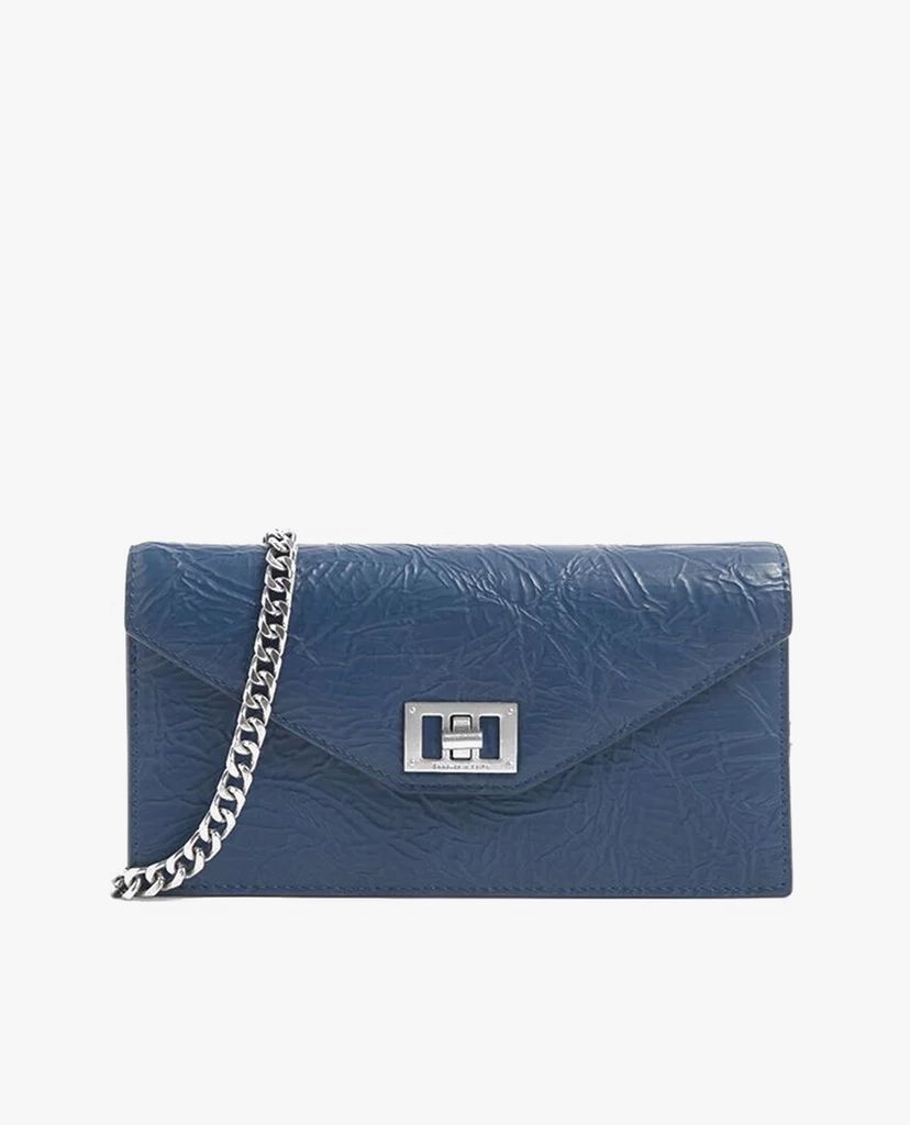 CHARLES & KEITH - Ví cầm tay nữ chữ nhật Wrinkled Effect