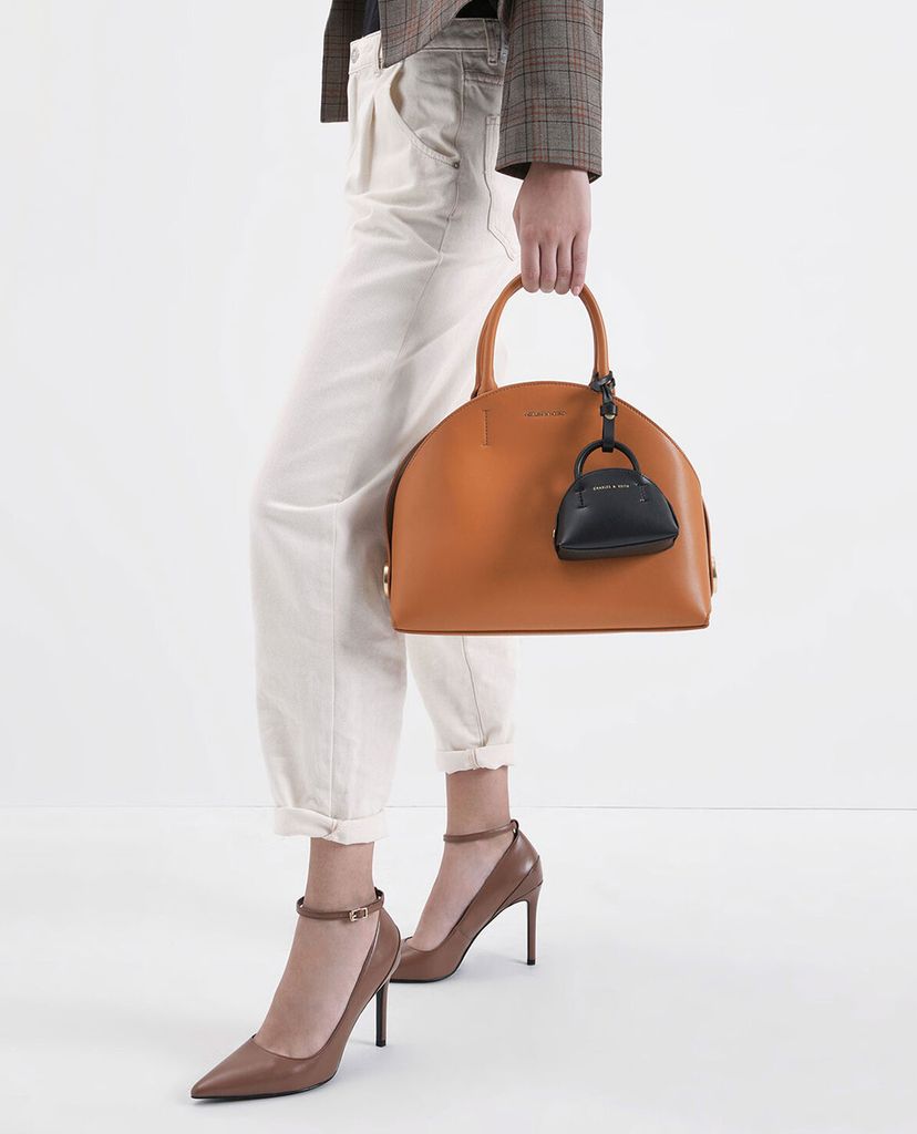 CHARLES & KEITH - Túi đeo chéo Mini Dome