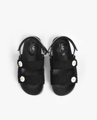 CHARLES & KEITH - Giày sandals trẻ em Flower Embellished