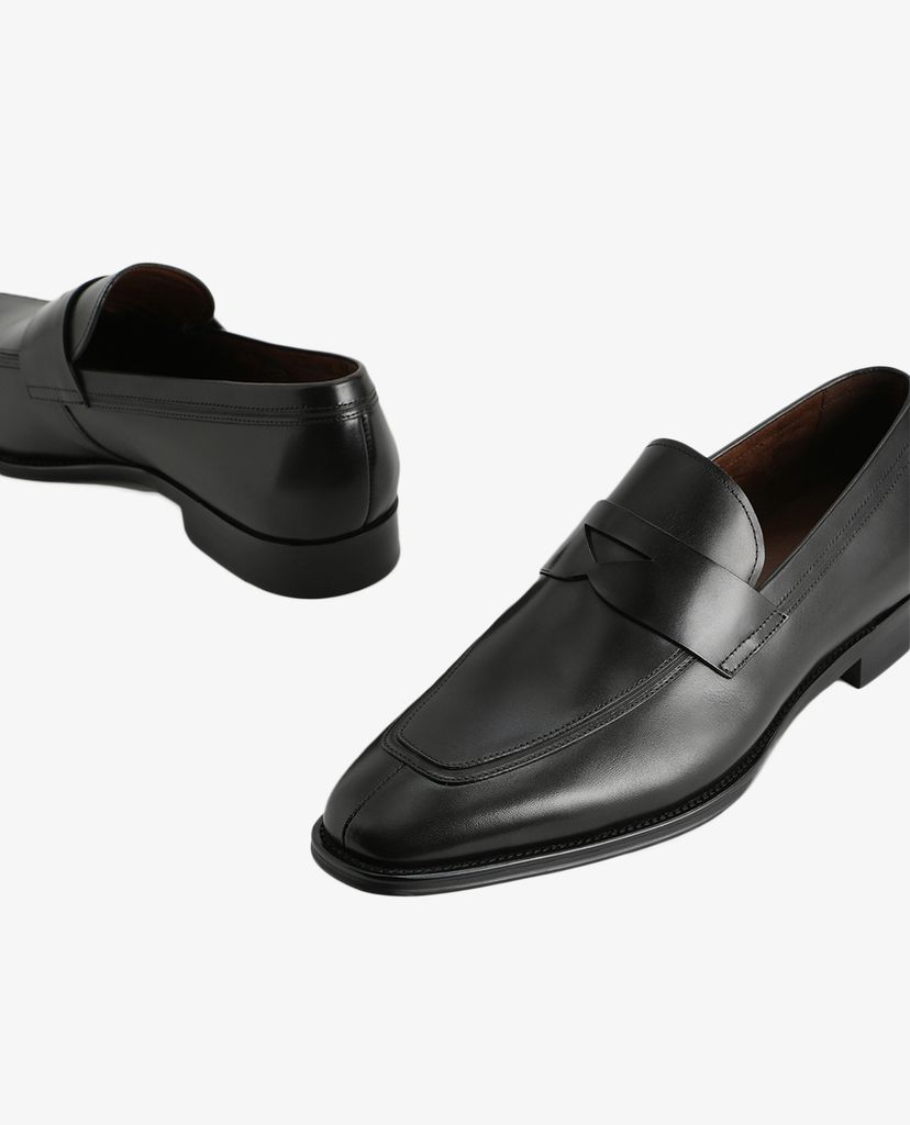 PEDRO - Giày tây nam mũi nhọn Leather Penny
