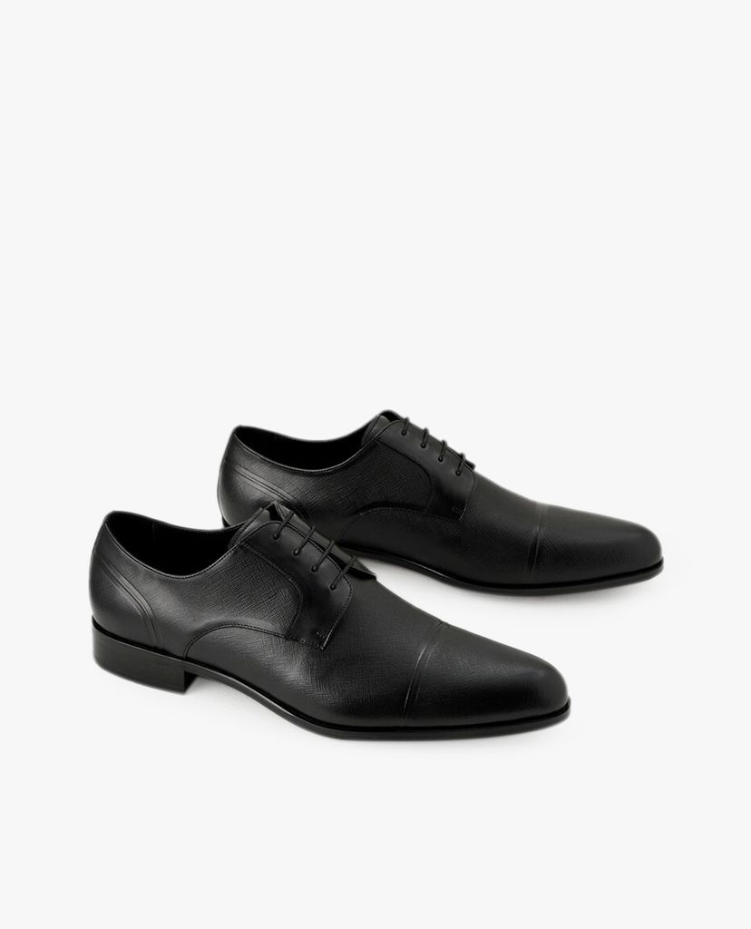 PEDRO - Giày tây nam Embossed Leather Derby