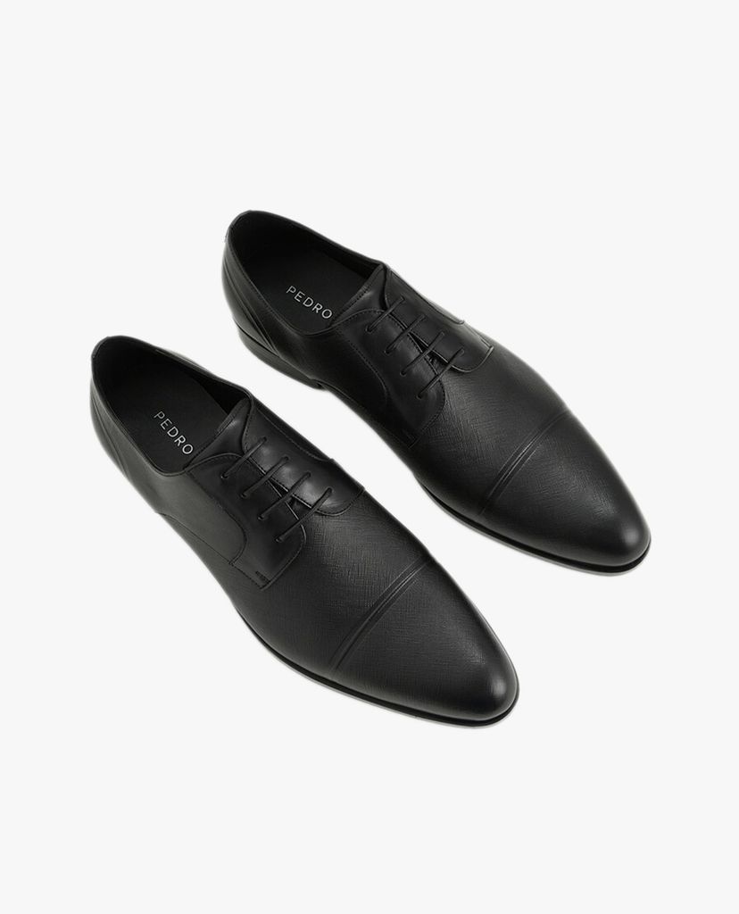 PEDRO - Giày tây nam Embossed Leather Derby