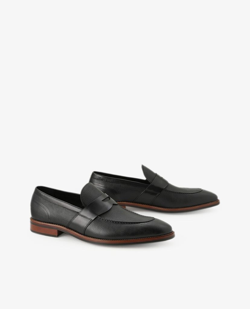 PEDRO - Giày tây nam Textured Penny Loafers