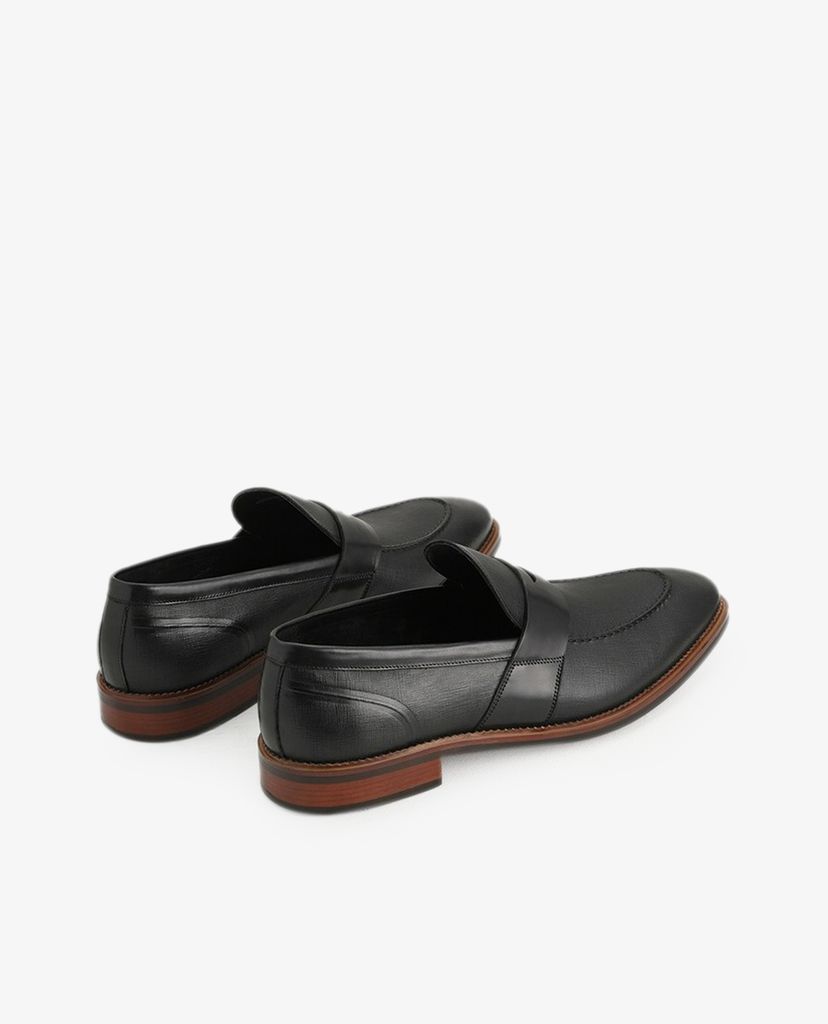 PEDRO - Giày tây nam Textured Penny Loafers