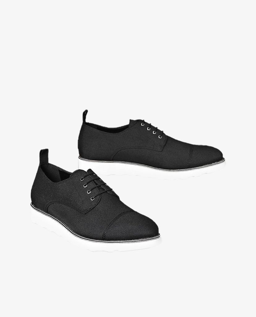 PEDRO - Giày tây nam phối dây buộc Denim Derby