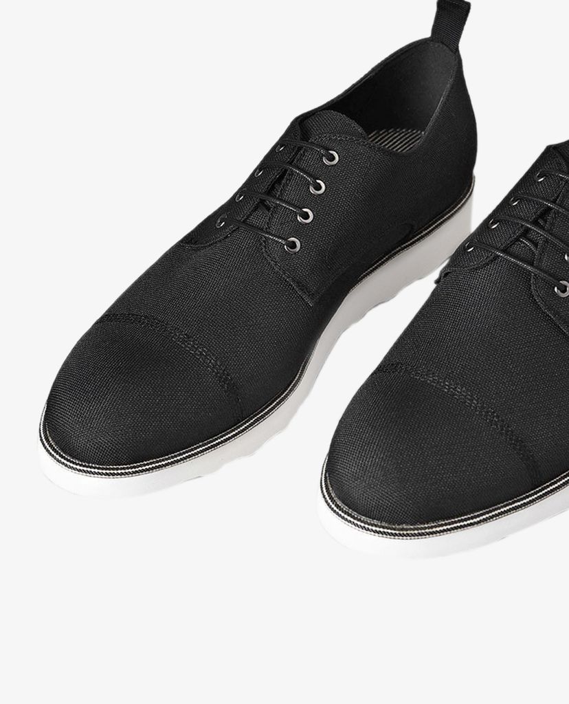 PEDRO - Giày tây nam phối dây buộc Denim Derby