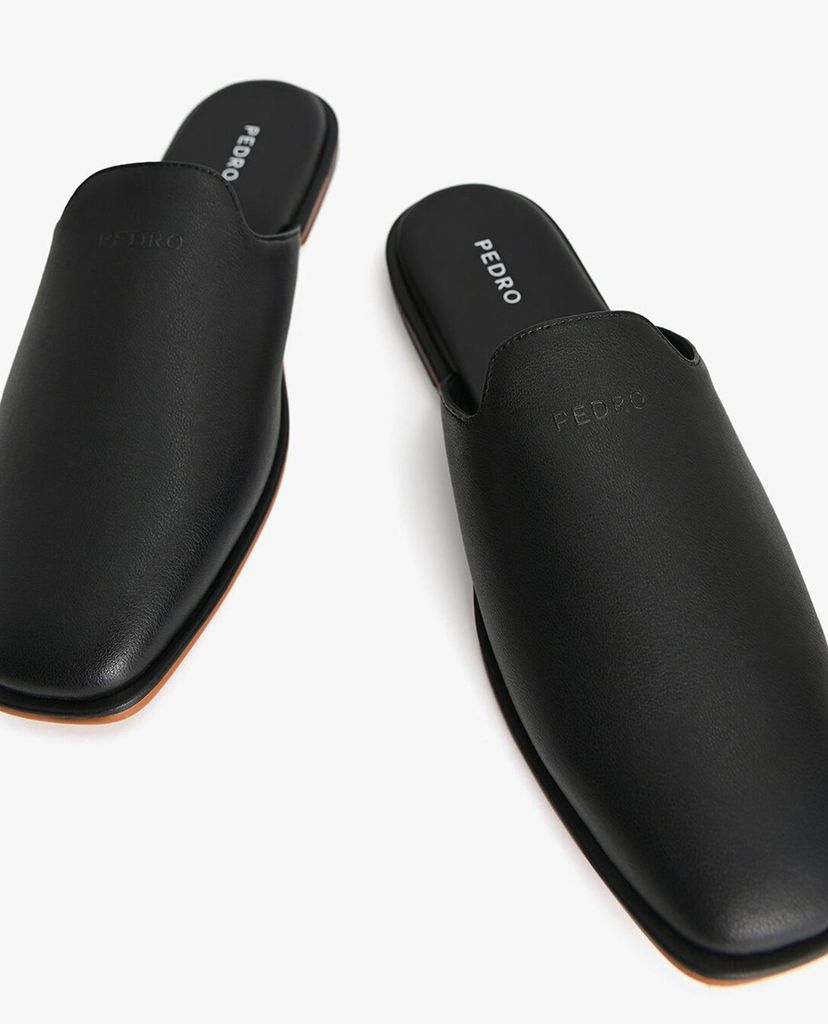PEDRO - Giày mules nam mũi vuông Slip On Leather