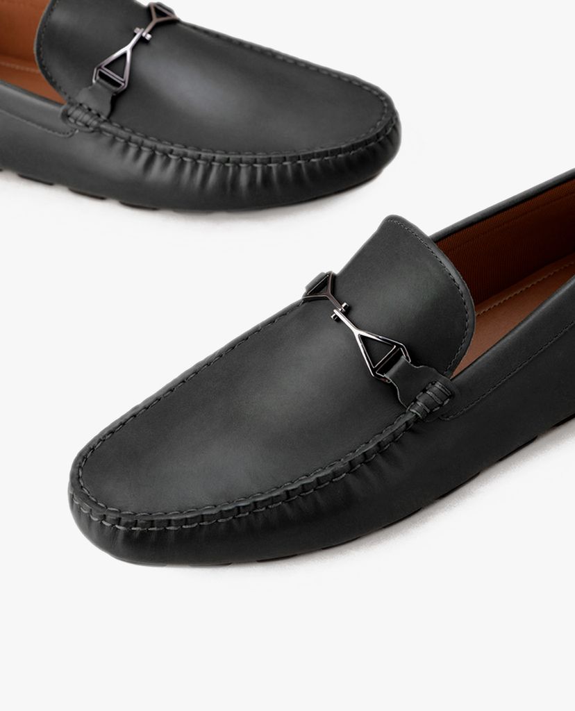 PEDRO - Giày lười nam mũi nhọn Bit Moccasins
